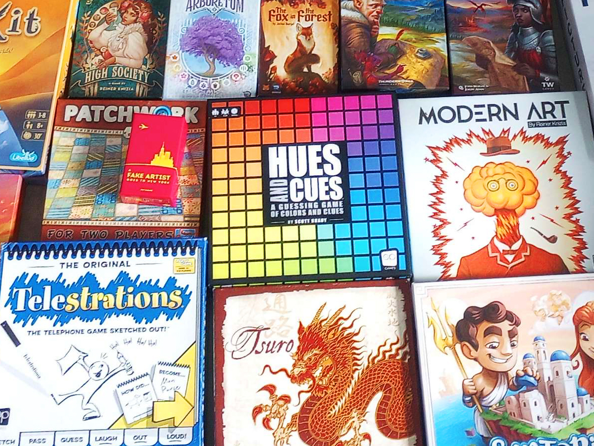 Photo of board games.
