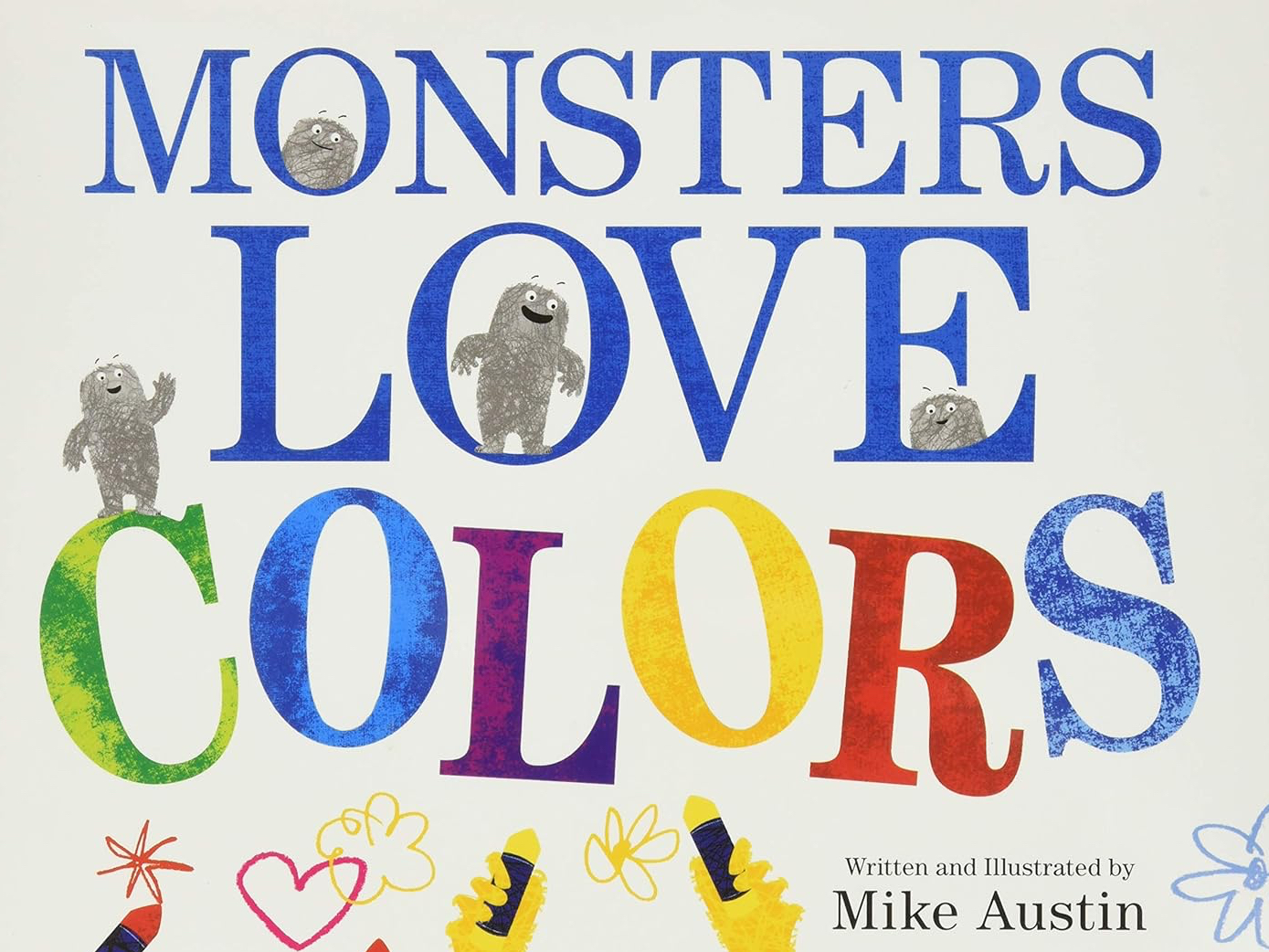 Book cover for Monsters Love Colors.