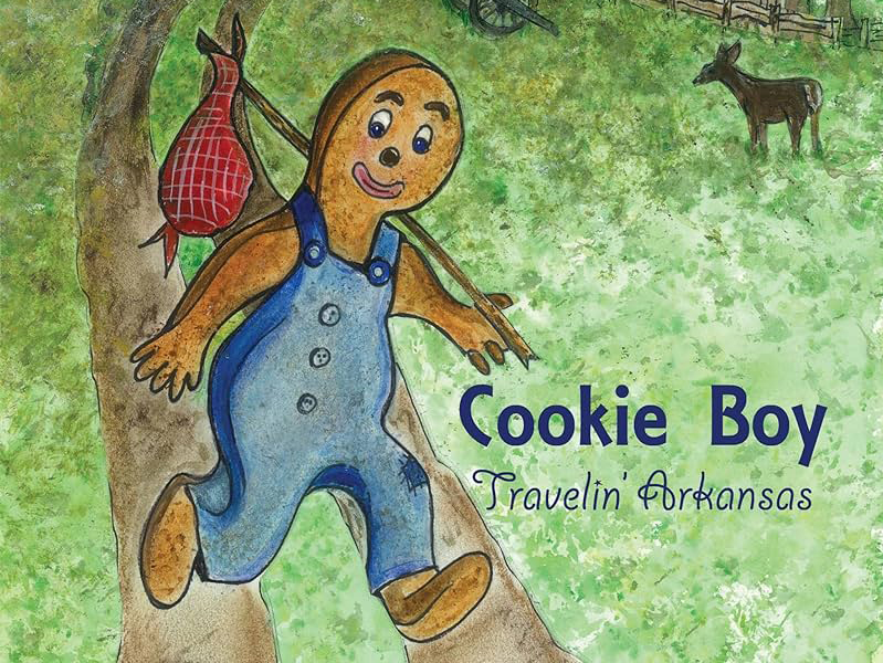 Photo of the book cover for Cookie Boy Travelin' Arkansas.