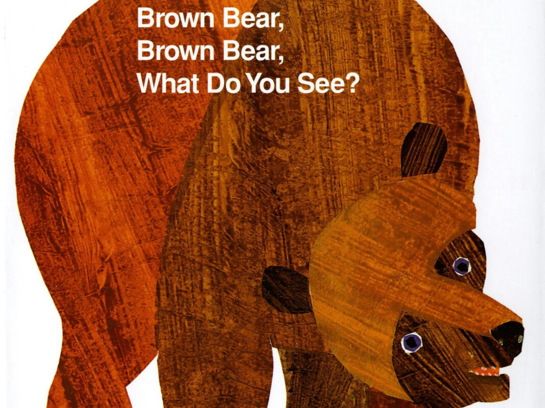 Cover of the book Brown Bear Brown Bear What Do You See? by Bill Martin Jr and Eric Carle.