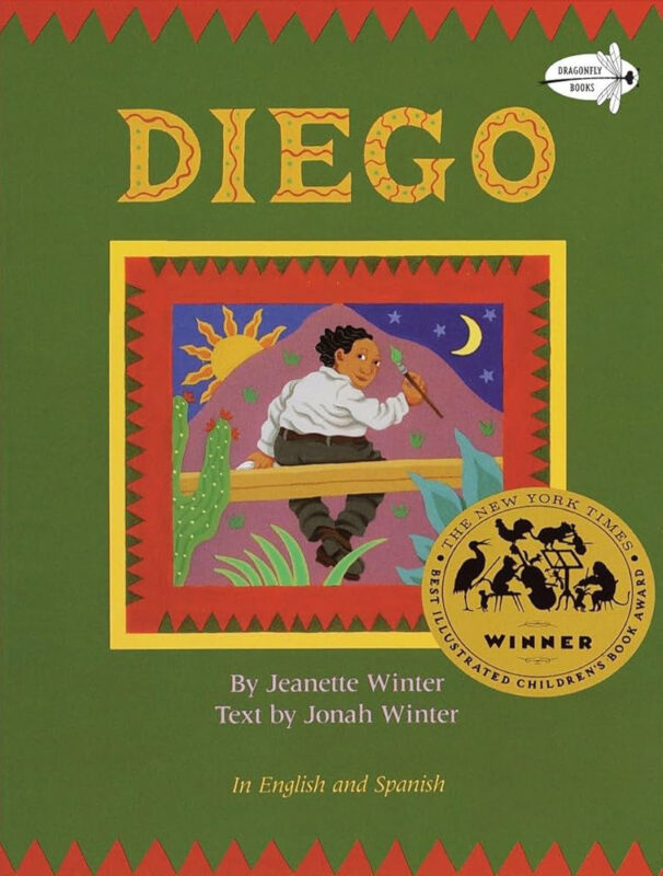 Book cover for Diego by Jeanette Winter with text by Jonah Winter.